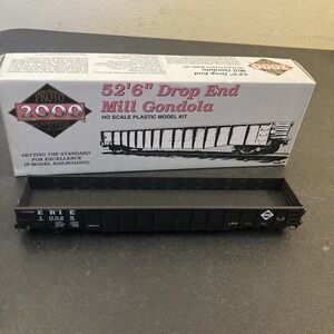 HO Proto 2000 Erie 52' 6" Drop End Mill Gondola Built Kit ERIE 10325 No Coupling
